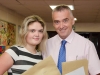 EE 13/08/2019 NEWS - Carrigaline Community School Principal Paul Burke pictured with Kai Bellington who received the schools highest LCA points at the Leaving Certificate. Picture: Howard Crowdy